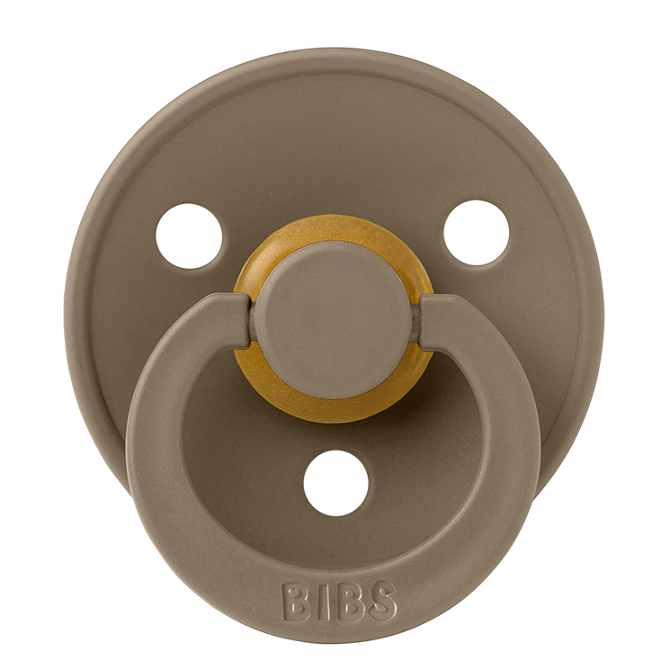 BIBS Colour Dark Oak Speen – Maat 2 (0-36 m) | Klassieke Fopspeen