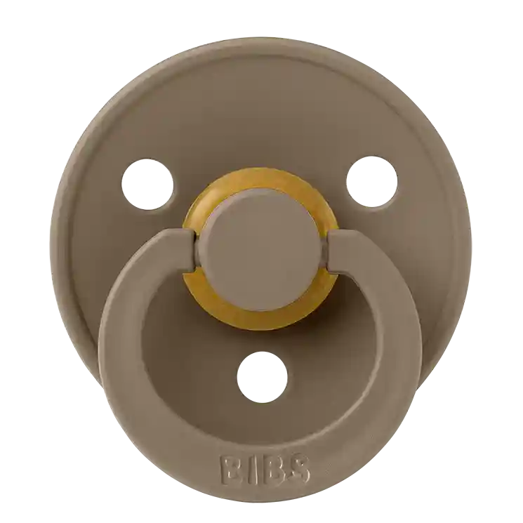 BIBS Colour Dark Oak Speen – Maat 2 (0-36 m) | Klassieke Fopspeen