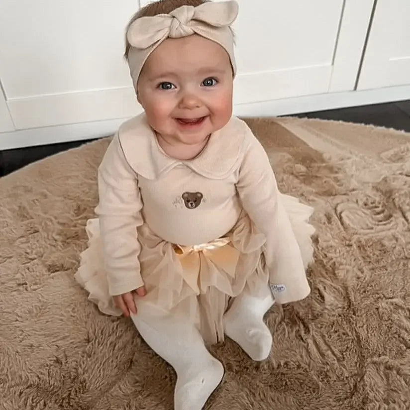 Tutu rokje Annabel Beige – Baby & Meisje | May Mays