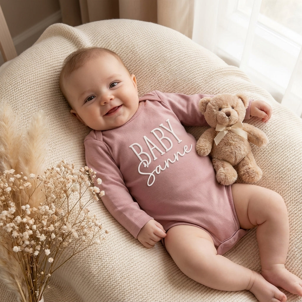 Romper met Naam Roze | Dubbele Naam | May Mays