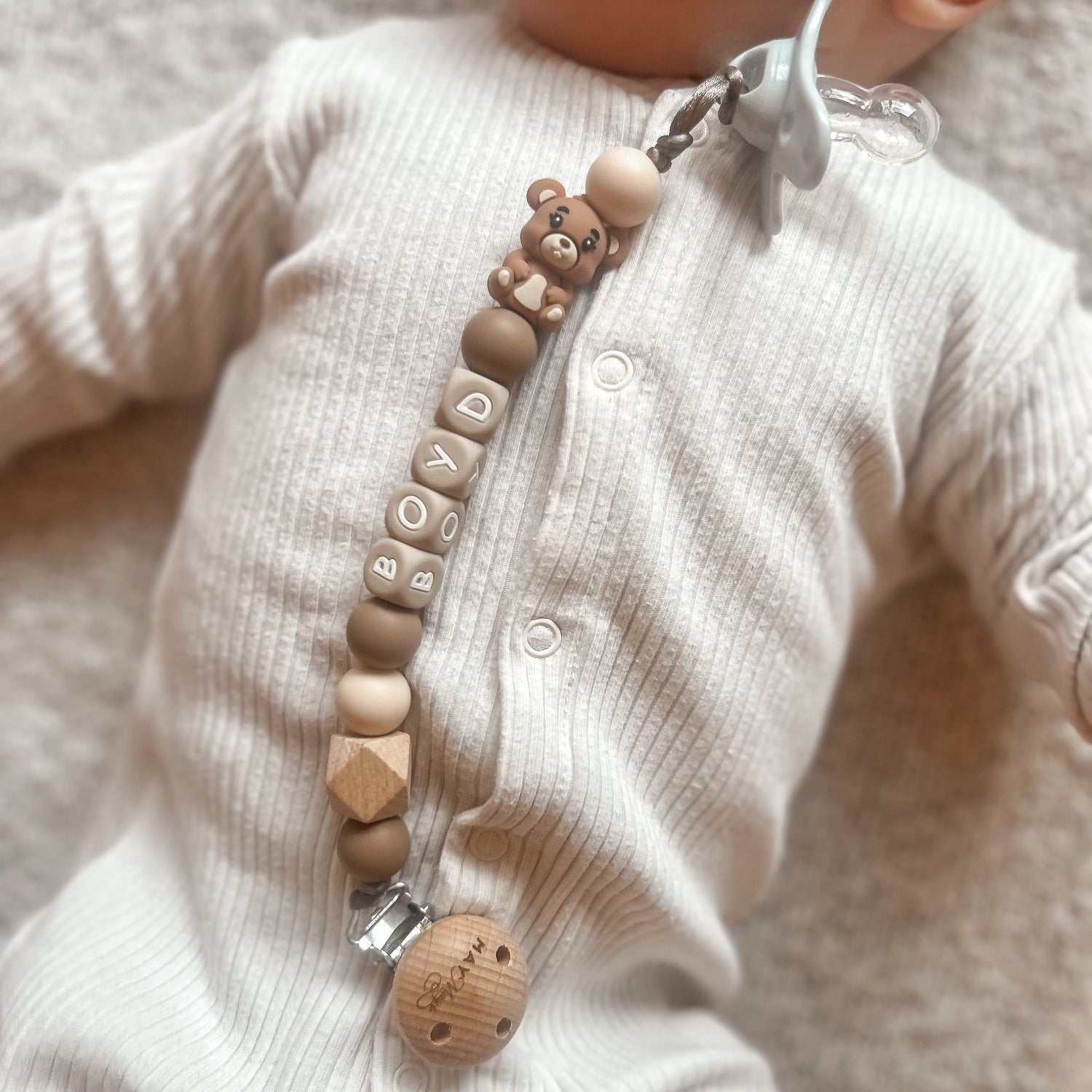 beer speenkoord met naam