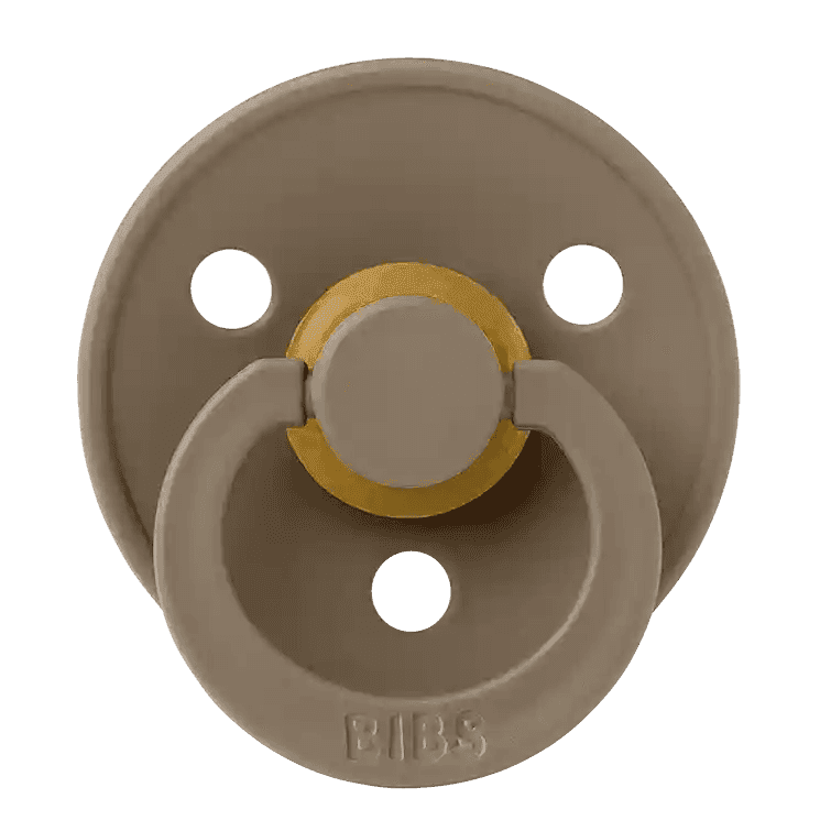 BIBS Colour Dark Oak Pacifier – Size 2 (0-36 m) | Classic Pacifier