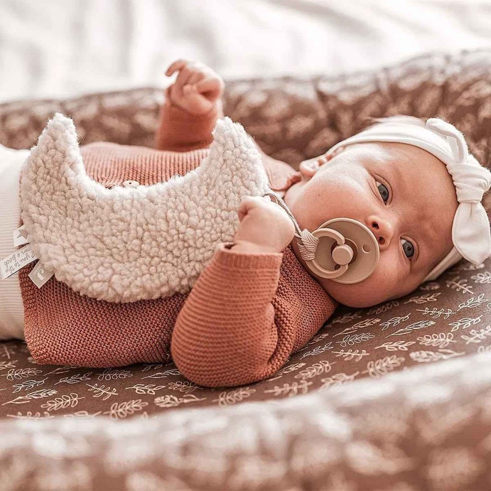 BIBS Colour Vanilla en Dark Oak Speen | Rond | Maat 2 (0-36 m) - May Mays