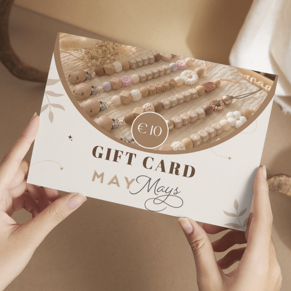 May Mays Gift Card (€10 – €100) + €5 extra shoptegoed (tijdelijke actie) - May Mays
