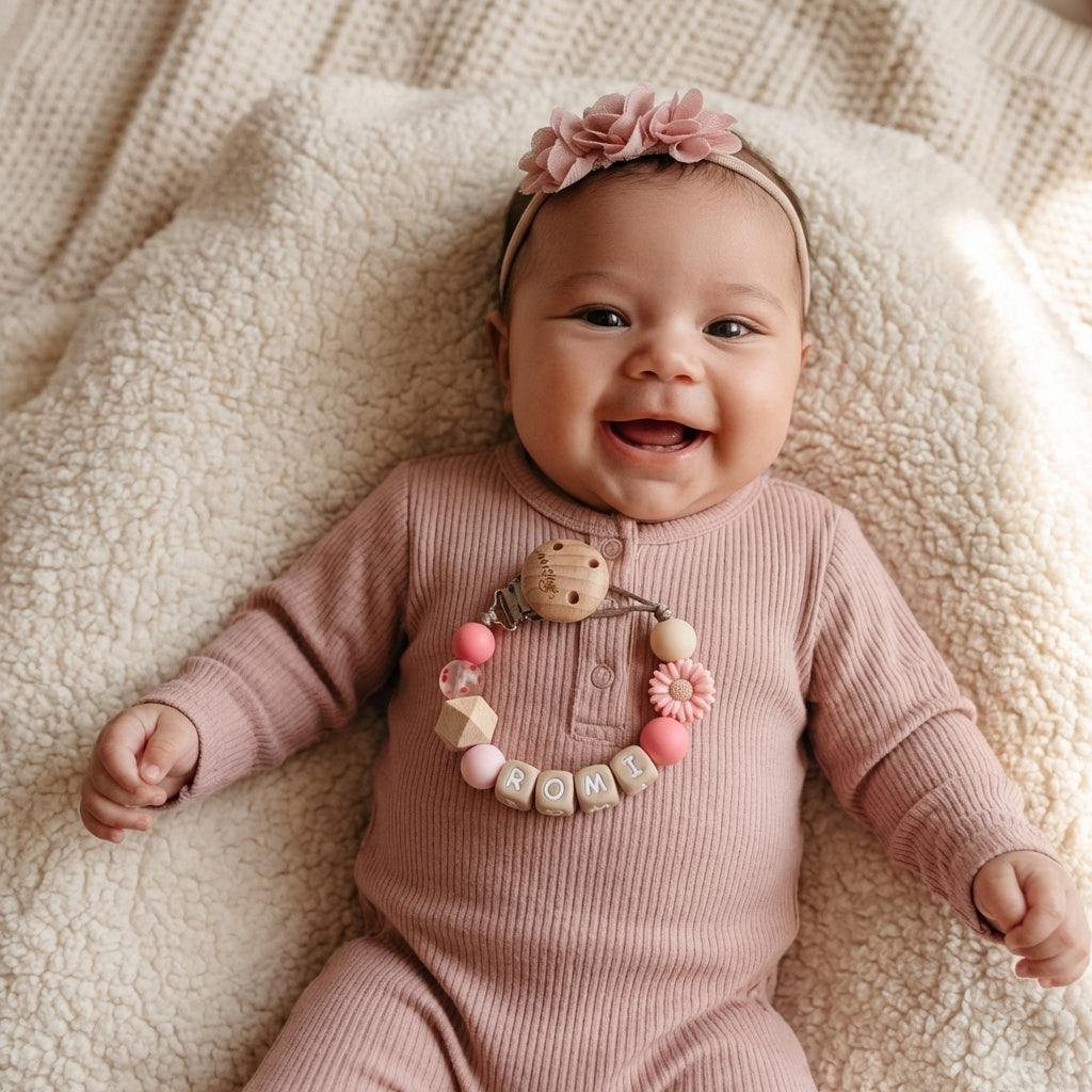 may mays speenkoord hartjes roze