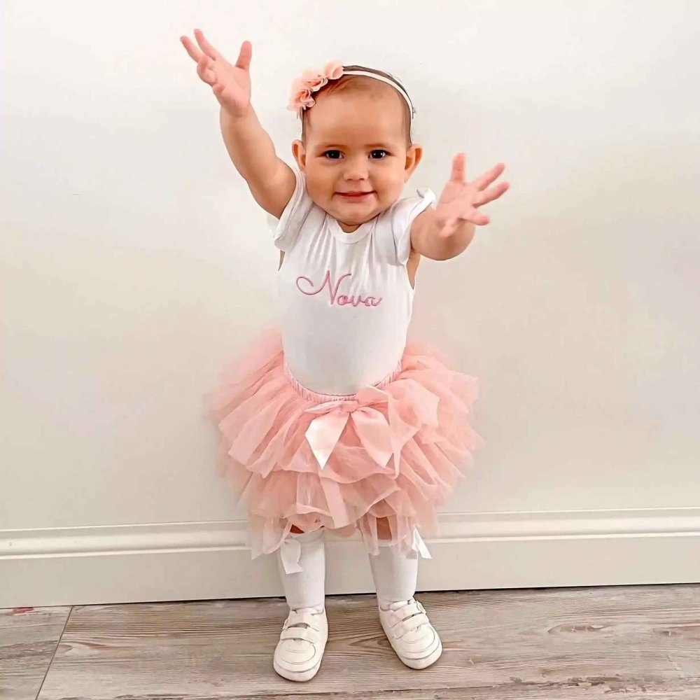 Tutu rokje met bloomer broekje roze Annabel - May Mays