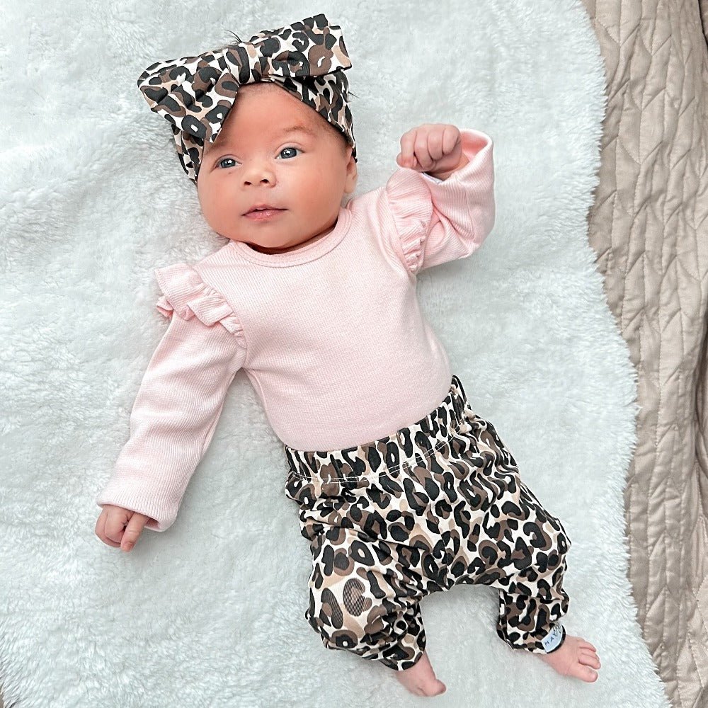 Lilly Haarbandje | Leopard Strik | 0-4 jaar - May Mays