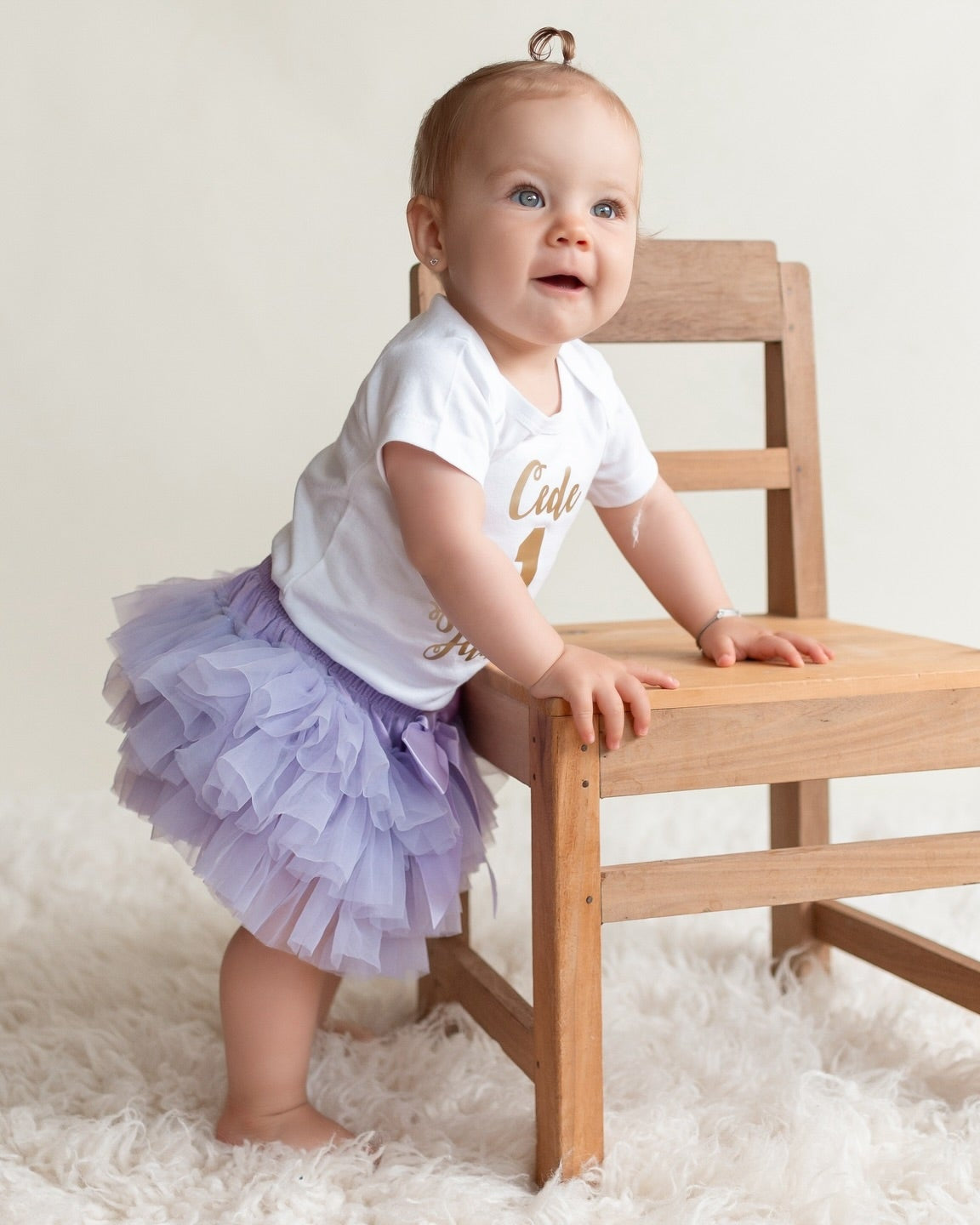 Tutu rokje incl. bloomer broekje en haarbandje lila Annabel