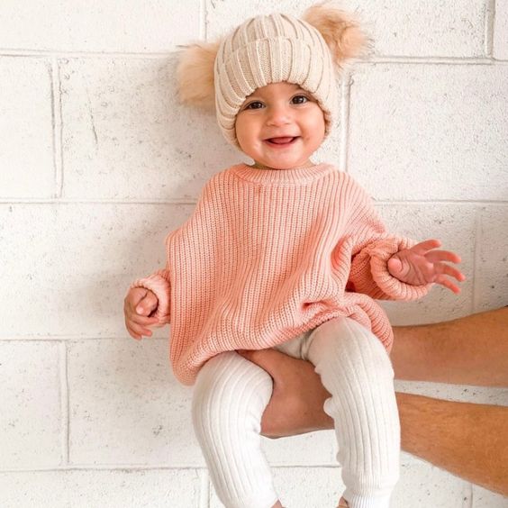 Knitted sweater pink Sam