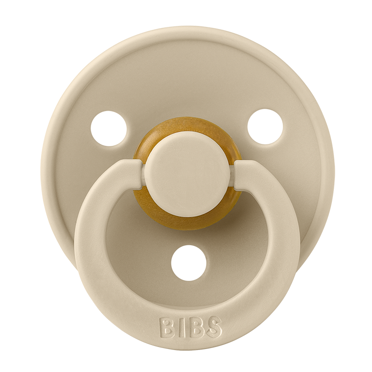 BIBS Colour Vanilla Speen – Maat 2 (0-36 m) | Klassieke Fopspeen