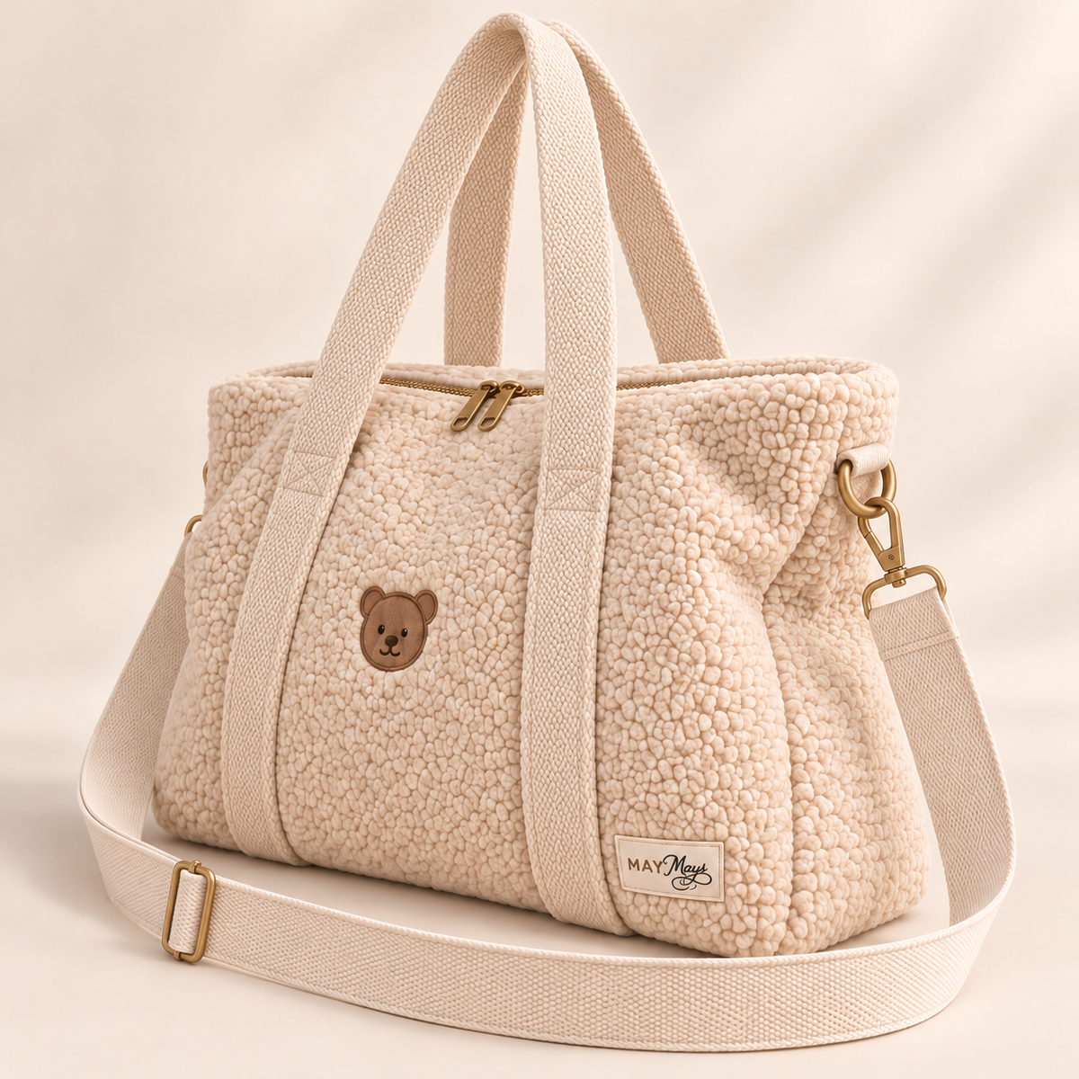 May Mays Teddy Diaper Bag