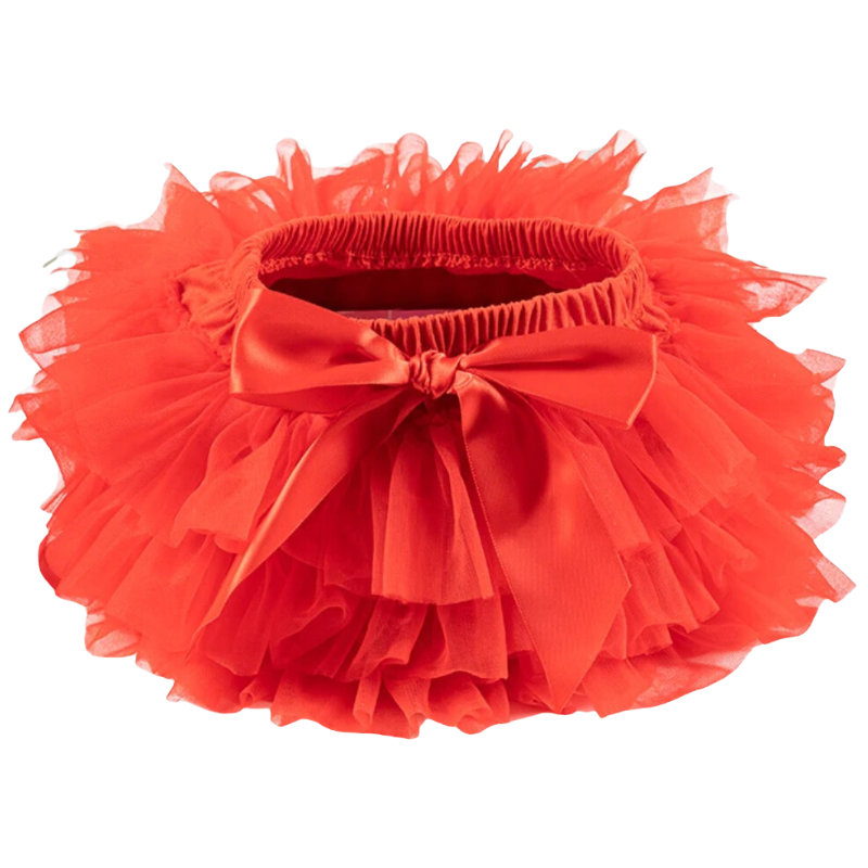 Tutu rokje incl. bloomer broekje en haarbandje rood Annabel