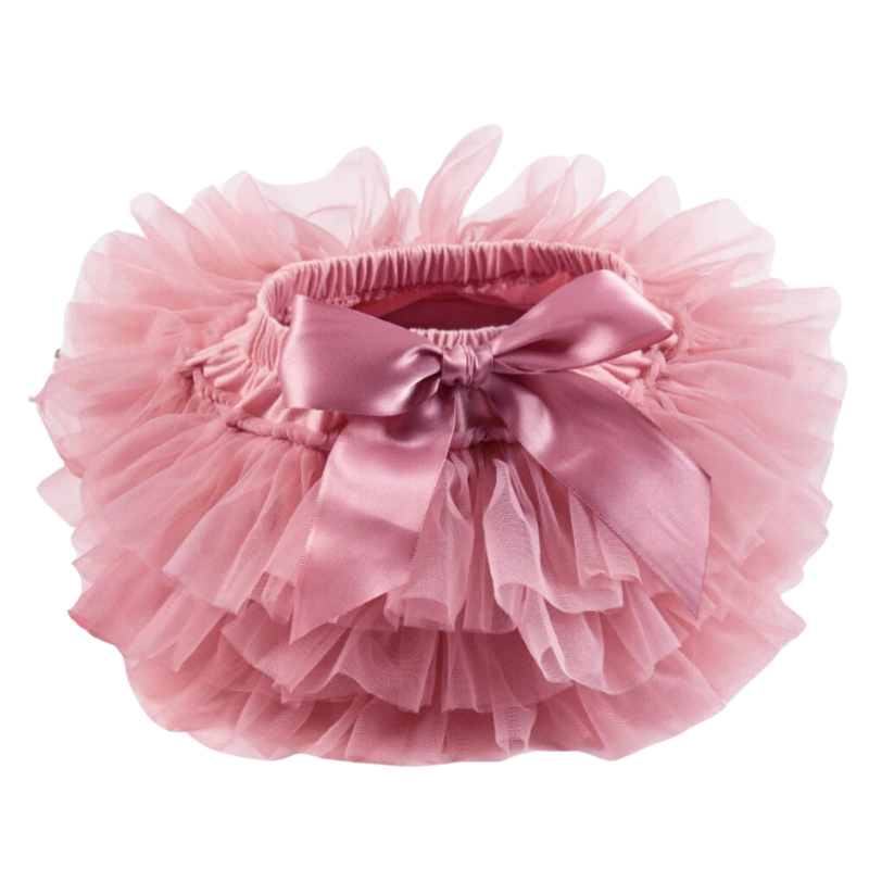 Tutu rokje incl. bloomer broekje en haarbandje oud roze Annabel