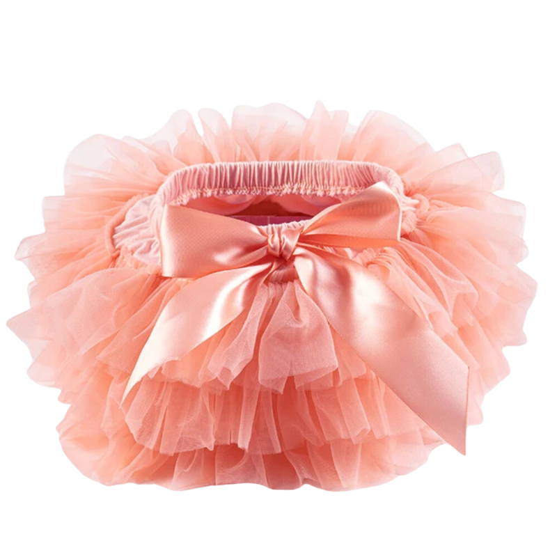 Tutu rokje incl. bloomer broekje en haarbandje peach Annabel