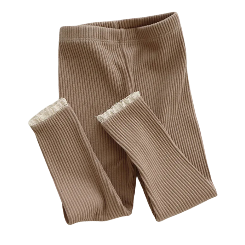 Rib legging taupe Romy