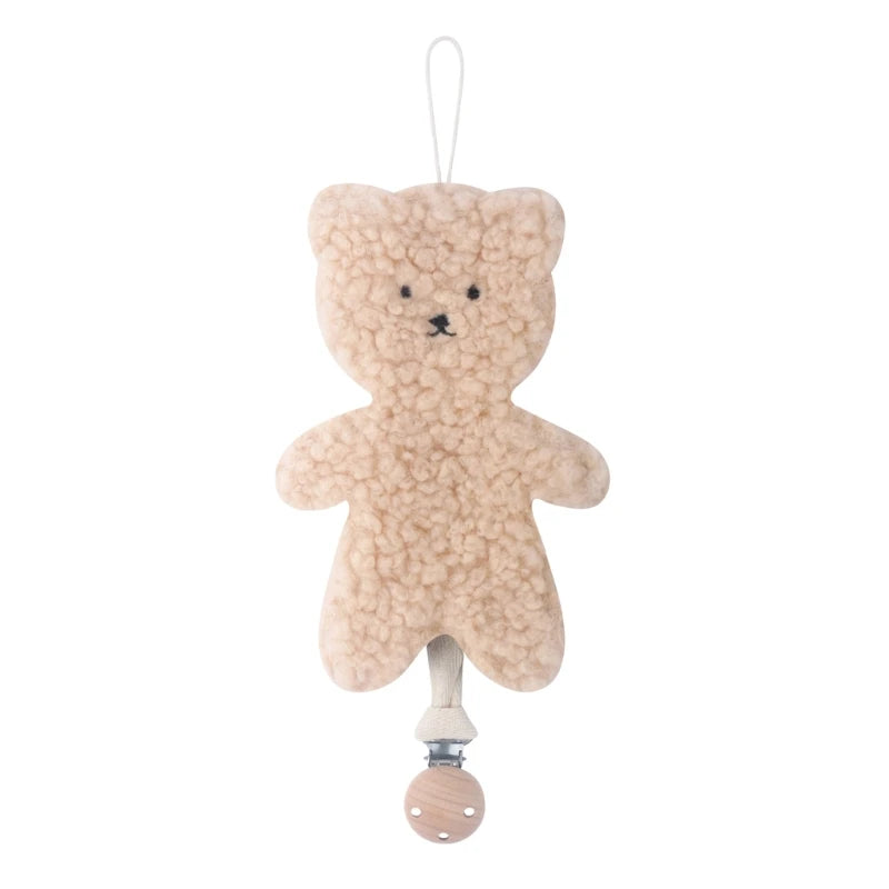 Teddy beer speendoekje beige