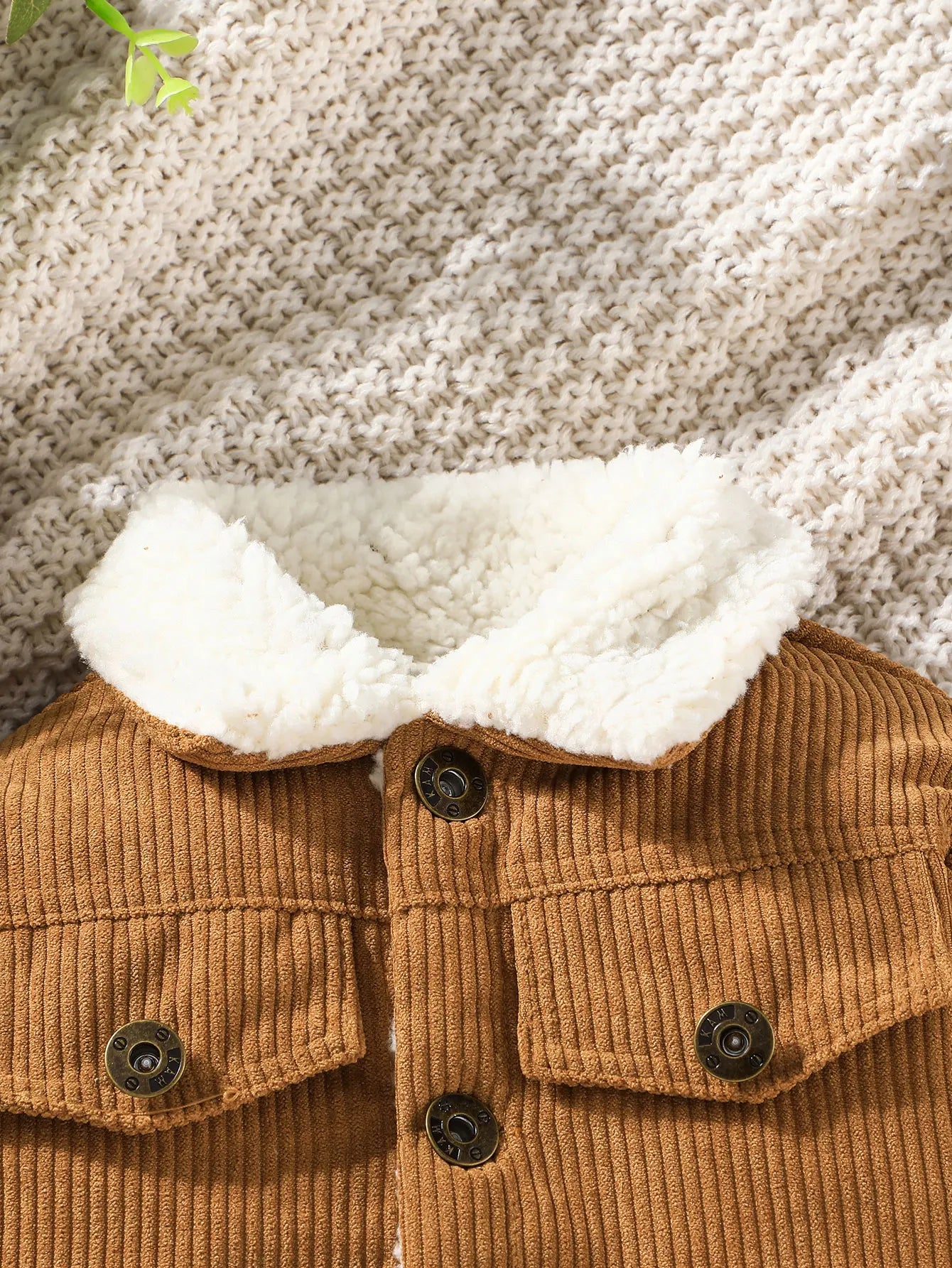 Jacke Cord-Teddy-Futter Boaz