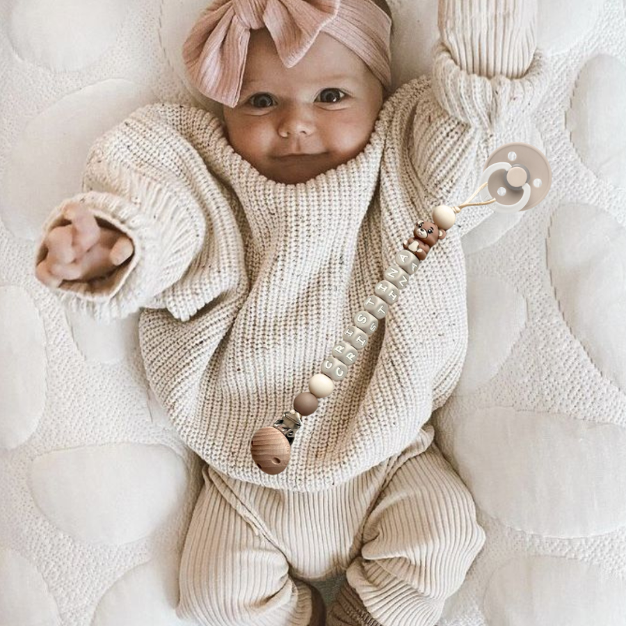 Speenkoord met naam | Beer Naturel