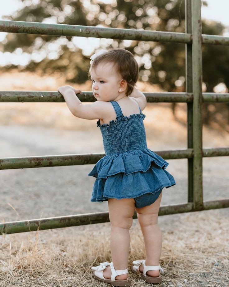 Denim-Stramplerkleid Sophia