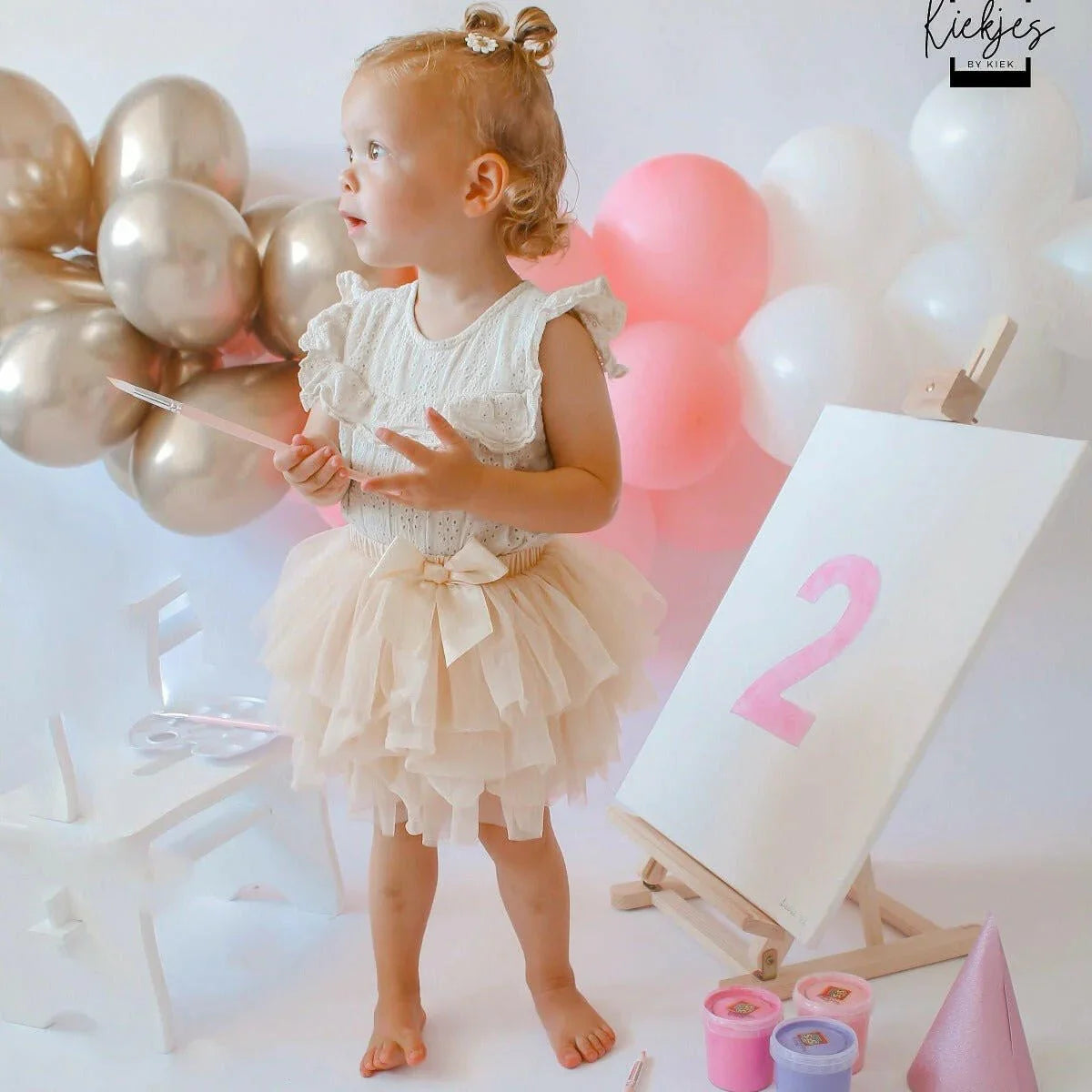 Tutu rokje Annabel beige - MiniDulce