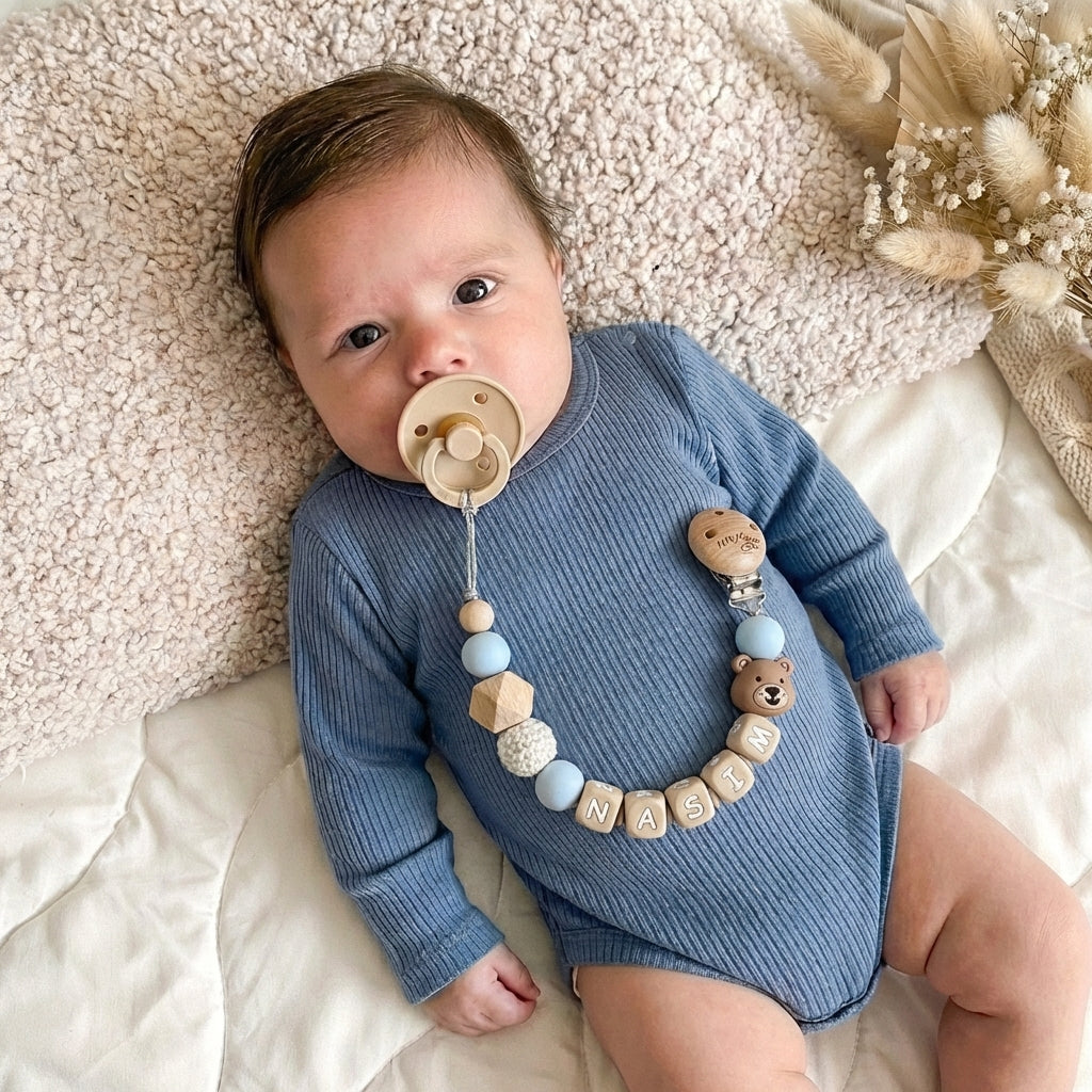 beertje blauw speenkoord