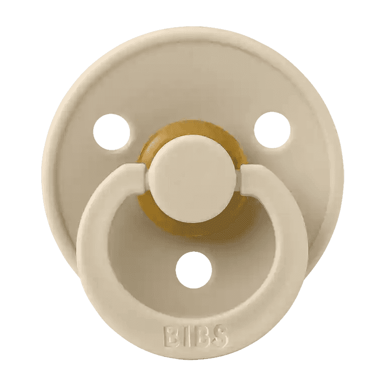 BIBS Colour Vanilla Pacifier – Size 2 (0-36 m) | Classic Pacifier