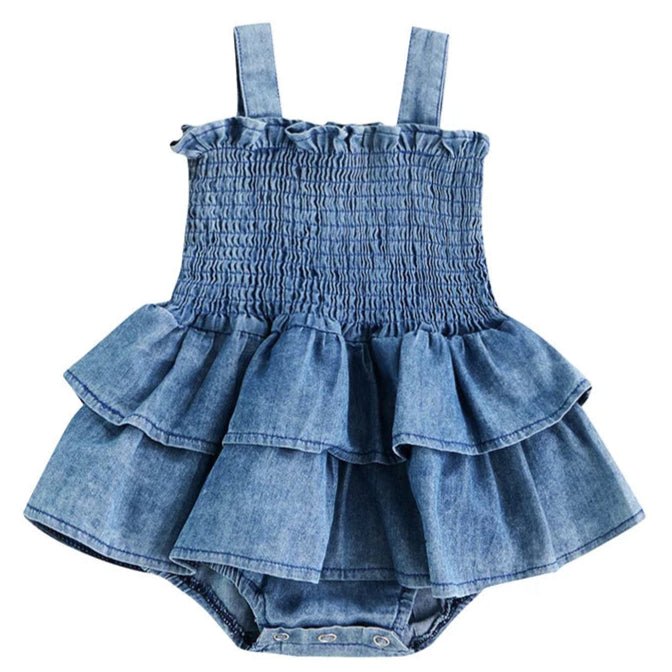 Denim romper jurkje Sophia - May Mays