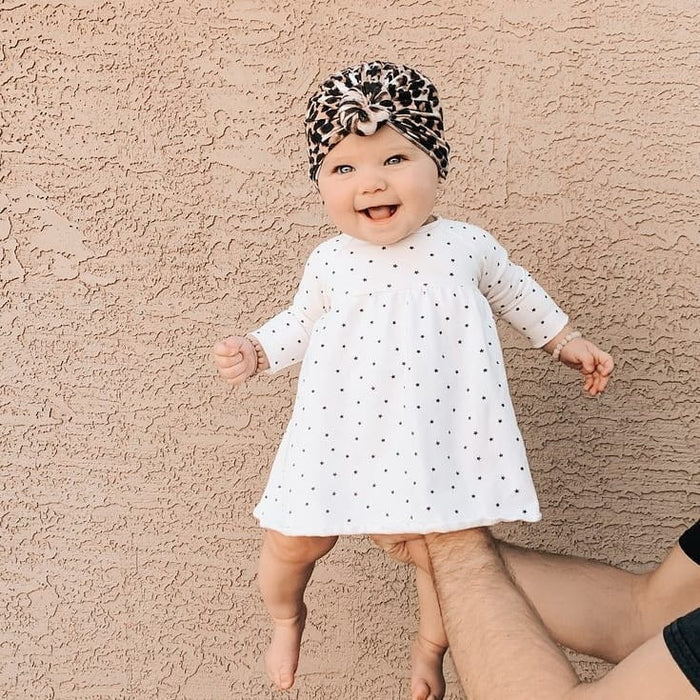 Turban mutsje Lilly Leopard May Mays May Mays