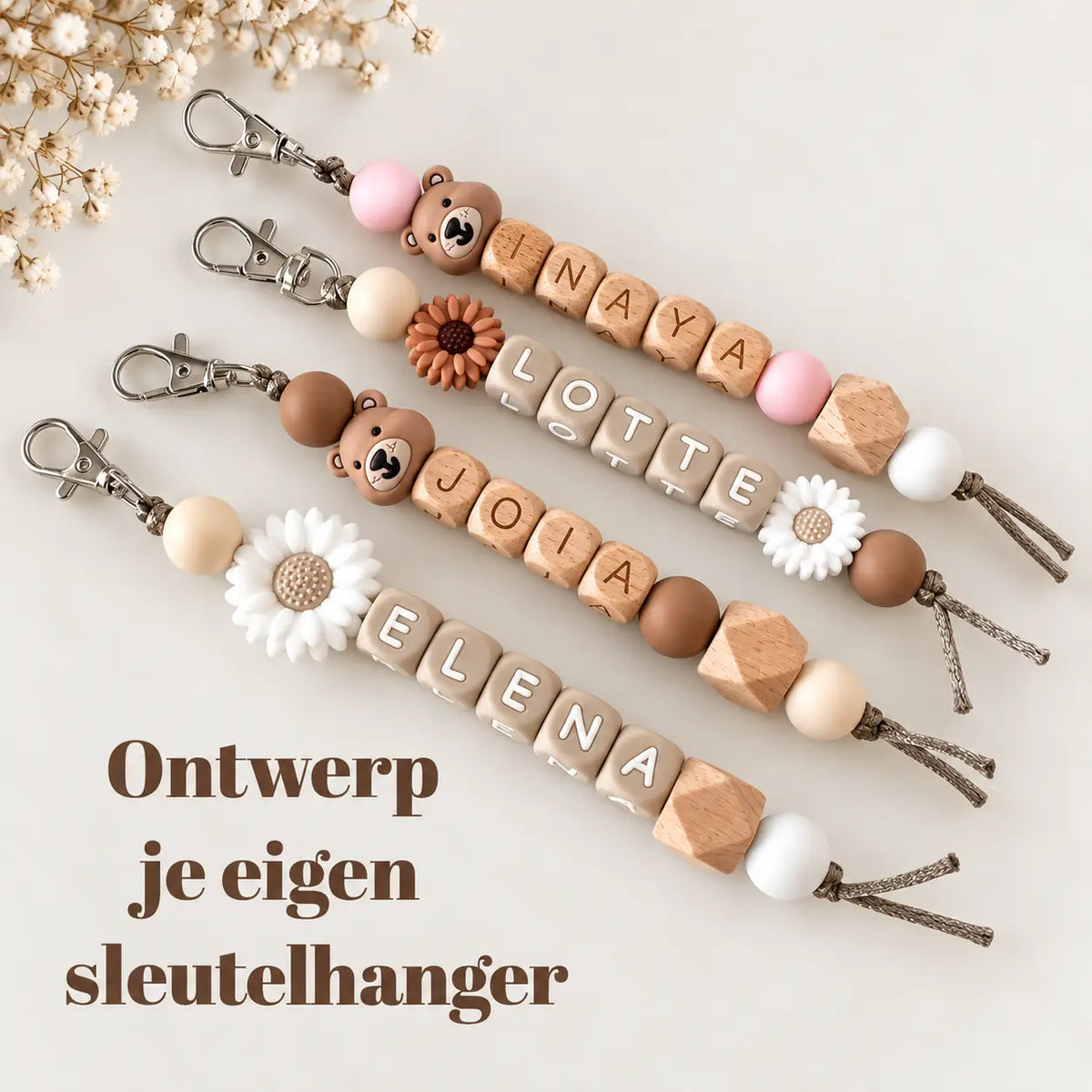 Matching keychain with name
