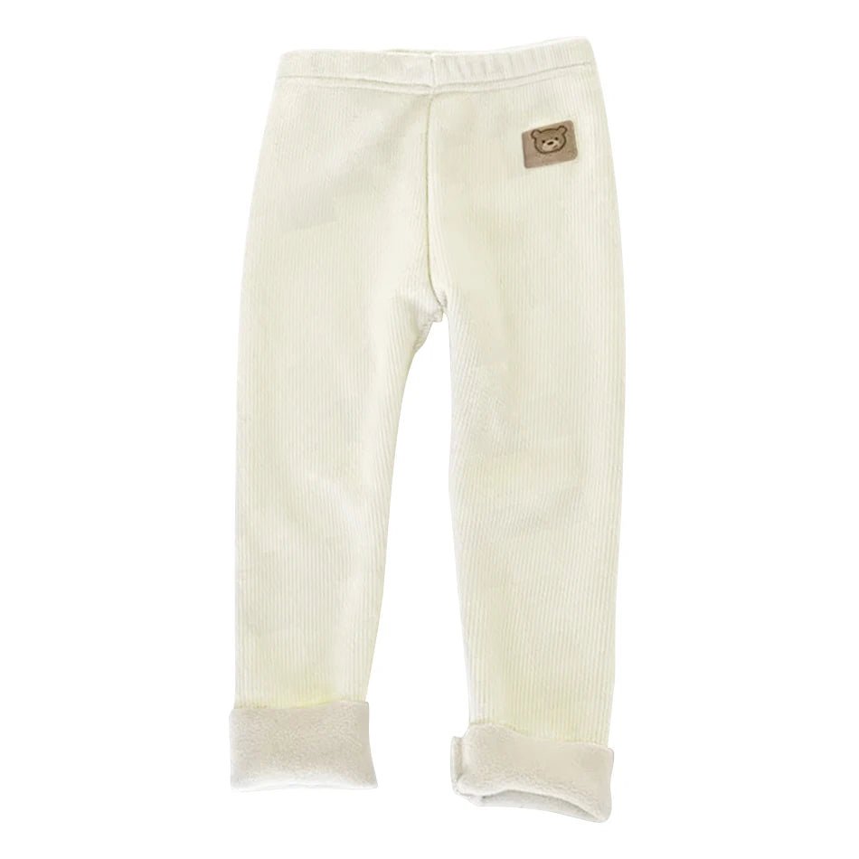 Rib legging taupe Teddy - May Mays