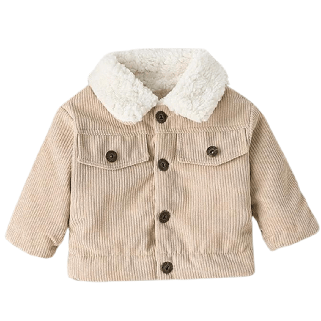 Teddy rib jasje beige Maes - May Mays