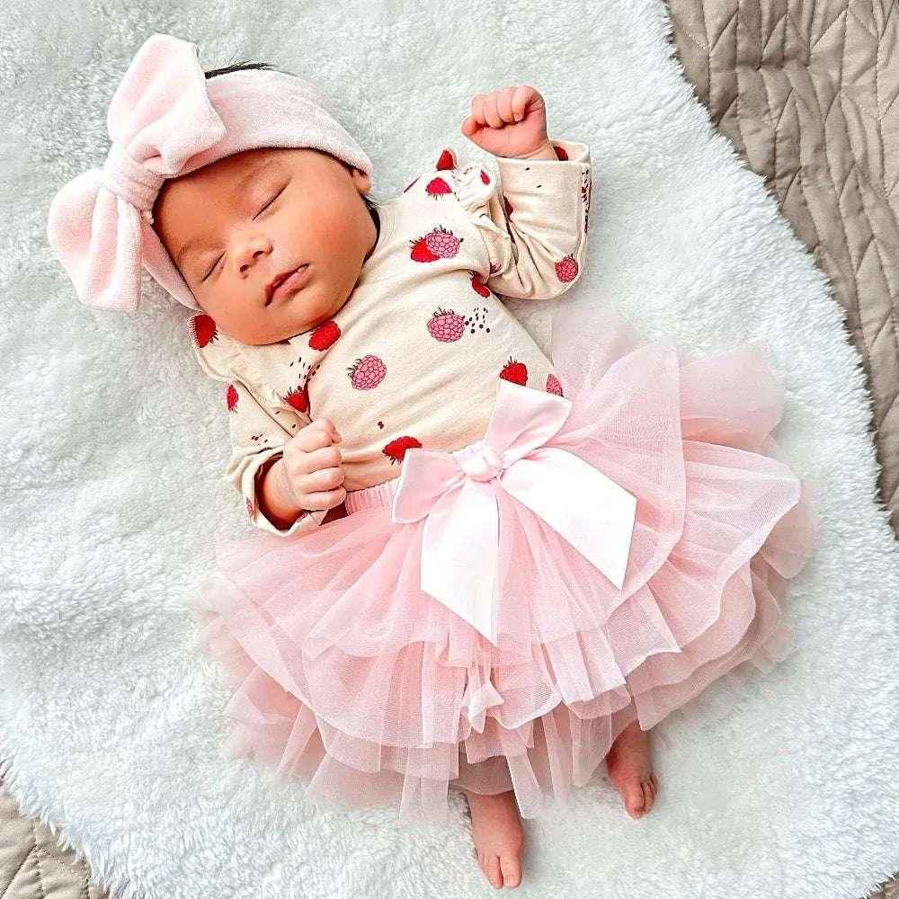 Tutu rokje met bloomer broekje roze Annabel - May Mays