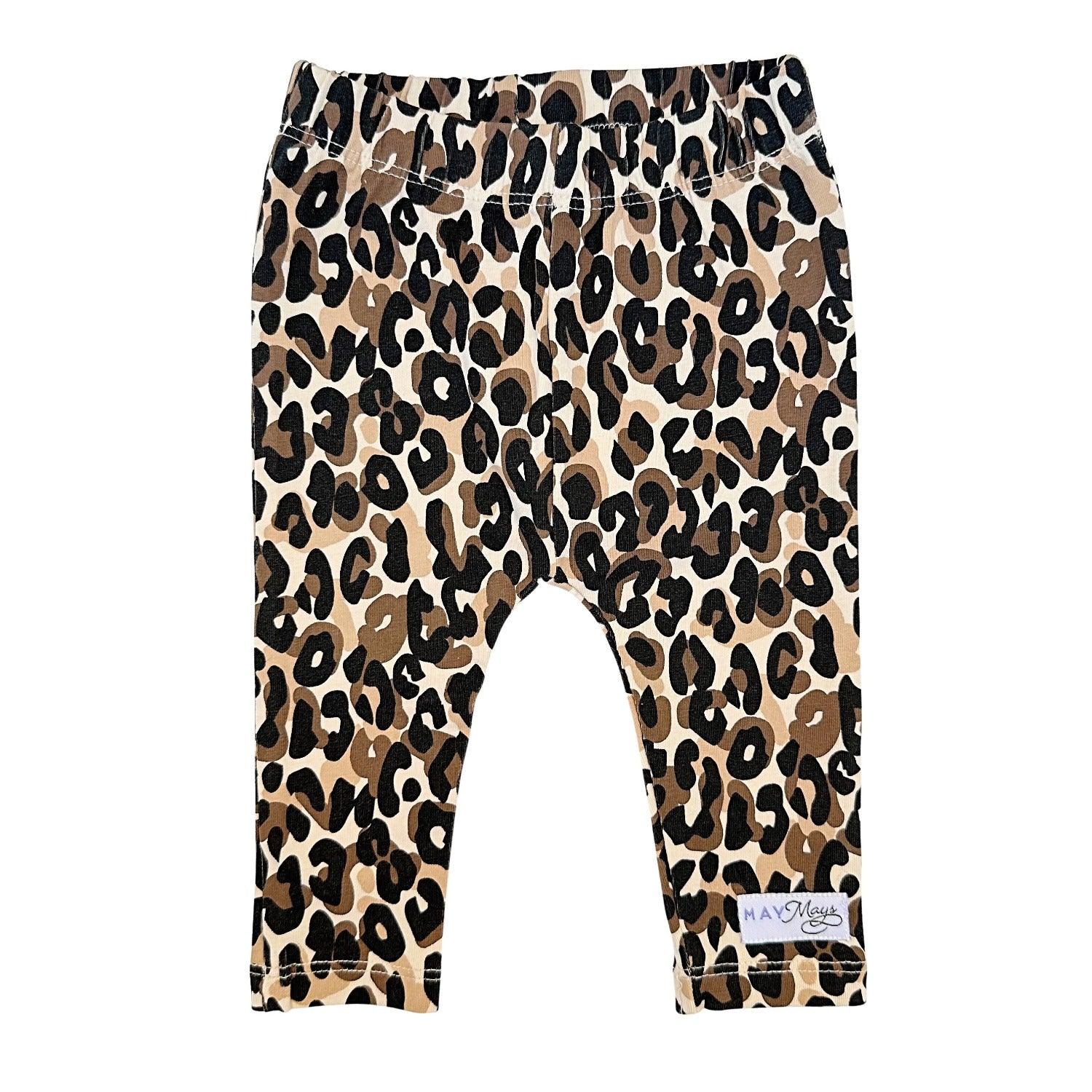 Lilly Baby Legging | Leopard Bruin - May Mays