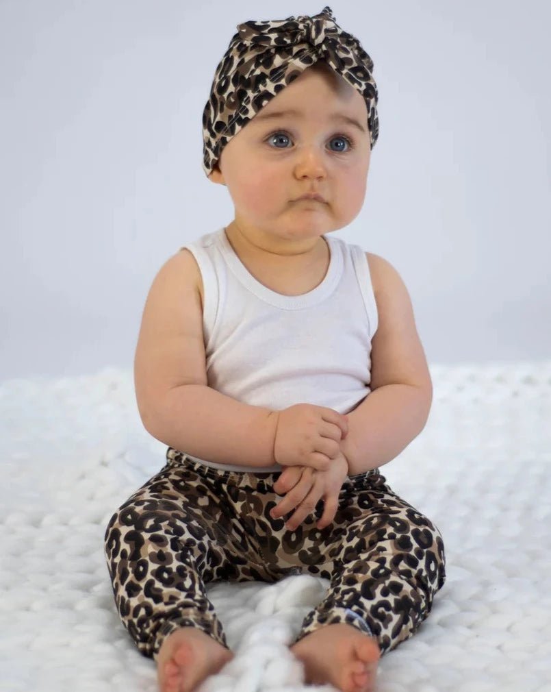 Lilly Babymutsje | Strik Leopard | 0-2 jaar - May Mays