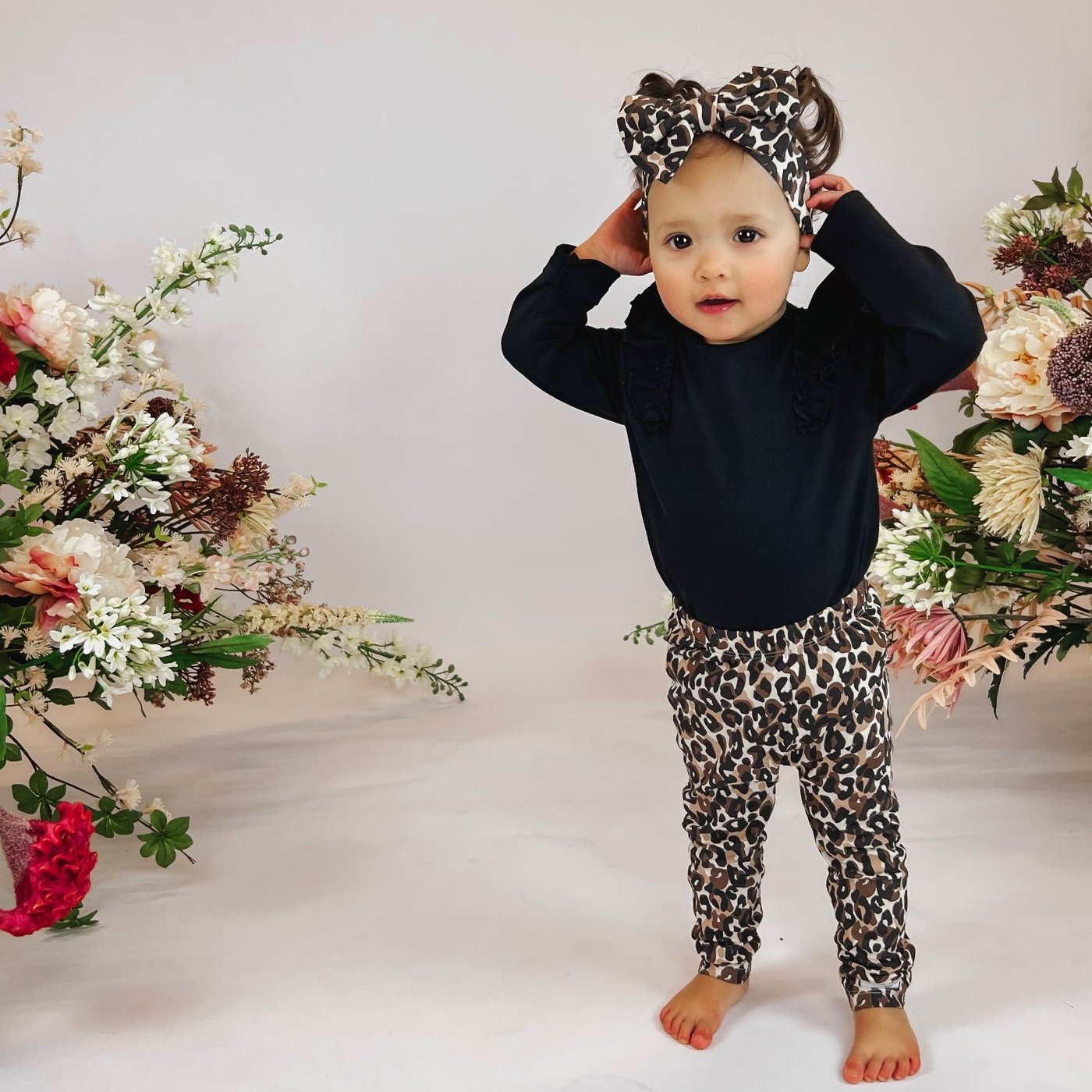 Lilly Haarbandje | Leopard Strik | 0-4 jaar - May Mays
